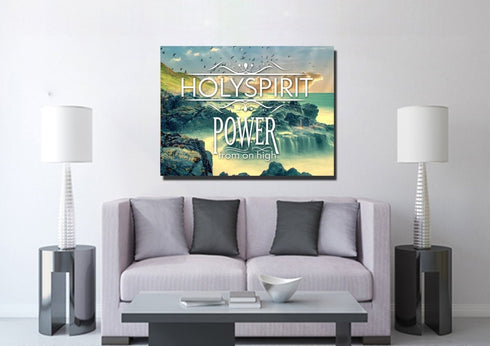 Holy Spirit Power from on High Wall Art Canvas Print