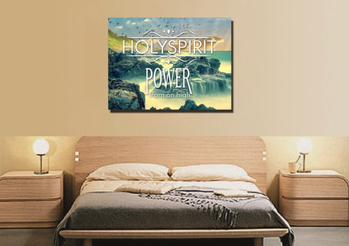 Holy Spirit Power from on High Wall Art Canvas Print