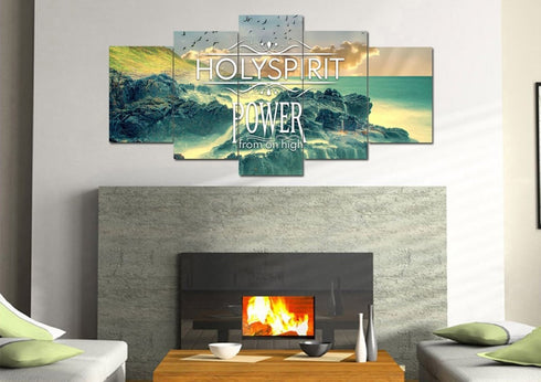 Holy Spirit Power from on High Wall Art Canvas Print