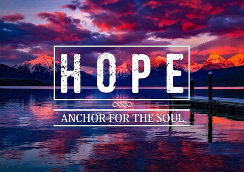 Hope Anchor for the Soul Wall Art Canvas Print