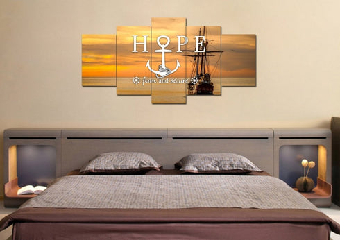 Hope Firm and Secure Wall Art Canvas Print