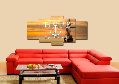 Hope Firm and Secure Wall Art Canvas Print