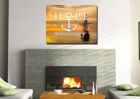 Hope Firm and Secure Wall Art Canvas Print