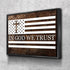 In God we Trust #15 American Flag Patriotic Wall Art
