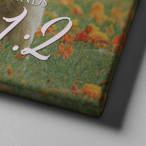 James 1:2 Consider it Pure Joy Canvas Wall Art Print