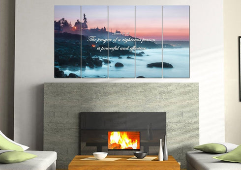 James 5:16 Wall Art Canvas Print