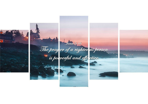 James 5:16 Wall Art Canvas Print