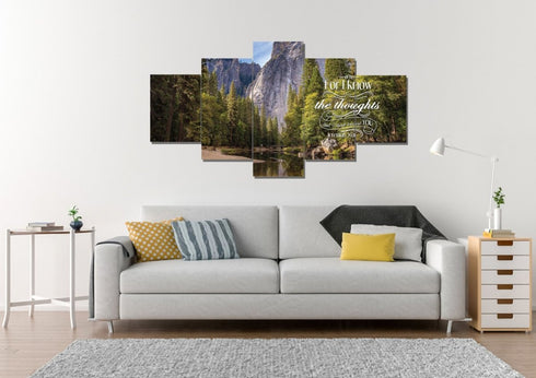 Jeremiah 29:11 KJV #1 Bible Verse Canvas Wall Art