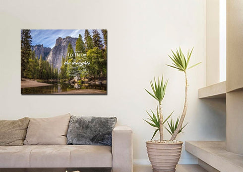 Jeremiah 29:11 KJV #1 Bible Verse Canvas Wall Art