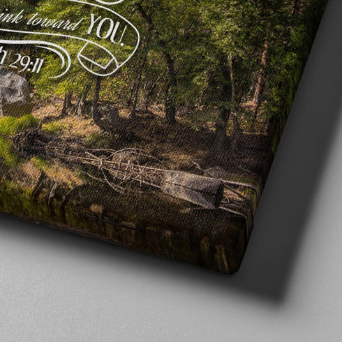 Jeremiah 29:11 KJV #1 Bible Verse Canvas Wall Art