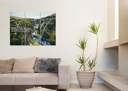 Jeremiah 29:11 KJV #14 Bible Verse Canvas Wall Art