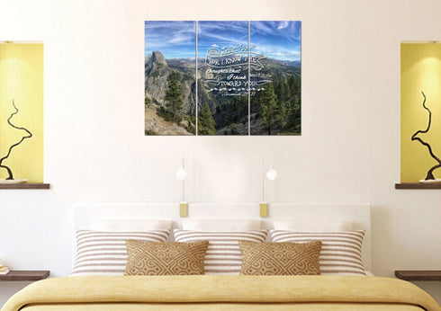 Jeremiah 29:11 KJV #2 Bible Verse Canvas Wall Art