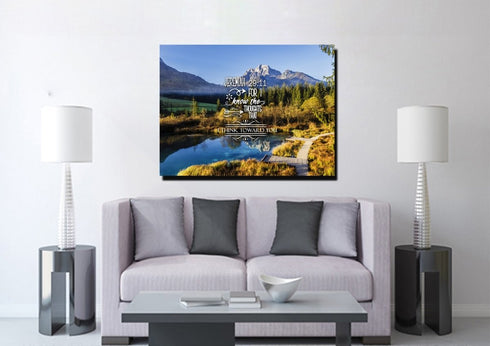 Jeremiah 29:11 KJV #8 Bible Verse Canvas Wall Art