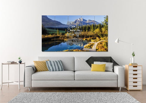 Jeremiah 29:11 KJV #8 Bible Verse Canvas Wall Art