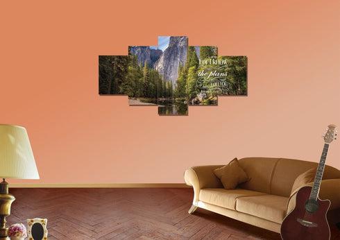 Jeremiah 29:11 NIV #1 Bible Verse Canvas Wall Art