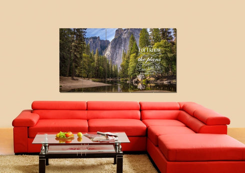 Jeremiah 29:11 NIV #1 Bible Verse Canvas Wall Art