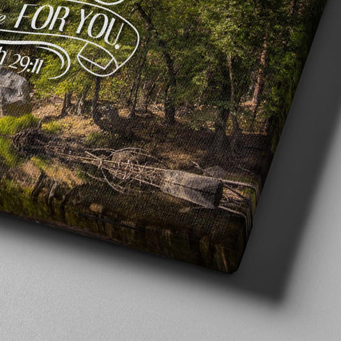 Jeremiah 29:11 NIV #1 Bible Verse Canvas Wall Art