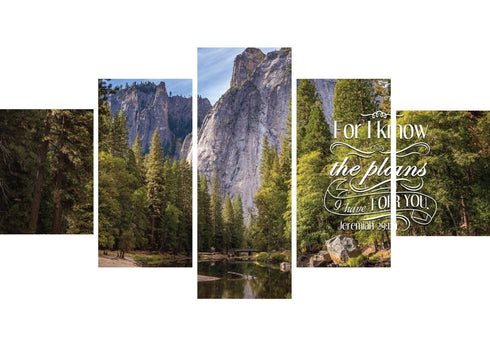 Jeremiah 29:11 NIV #1 Bible Verse Canvas Wall Art