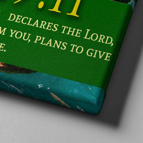 Jeremiah 29:11 NIV #11 Bible Verse Canvas Wall Art