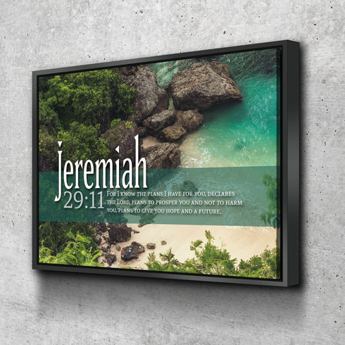 Jeremiah 29:11 NIV #12 Bible Verse Wall Art