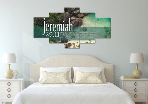 Jeremiah 29:11 NIV #12 Bible Verse Wall Art