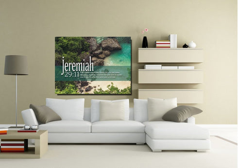 Jeremiah 29:11 NIV #12 Bible Verse Wall Art