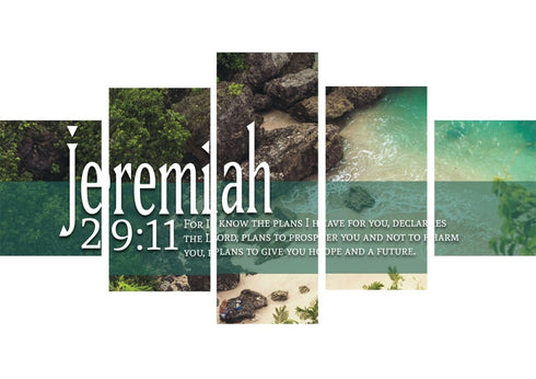 Jeremiah 29:11 NIV #12 Bible Verse Wall Art
