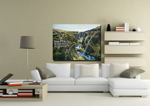 Jeremiah 29:11 NIV #14 Bible Verse Canvas Wall Art