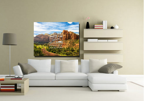 Jeremiah 29:11 NIV #3 Bible Verse Canvas Wall Art