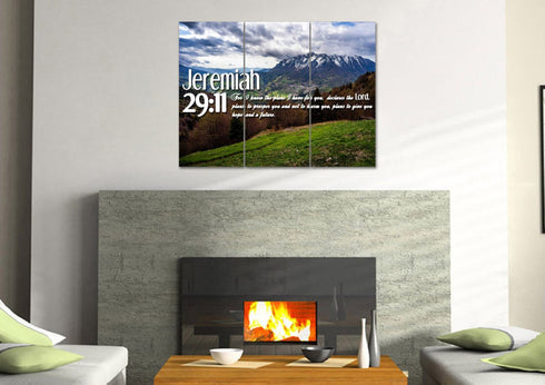 Jeremiah 29:11 NIV #5 Bible Verse Canvas Wall Art