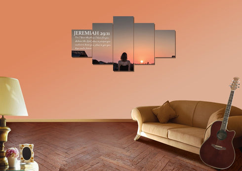 Jeremiah 29:11 NIV #7 Bible Verse Canvas Wall Art
