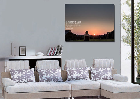 Jeremiah 29:11 NIV #7 Bible Verse Canvas Wall Art