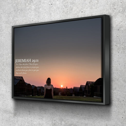 Jeremiah 29:11 NIV #7 Bible Verse Canvas Wall Art