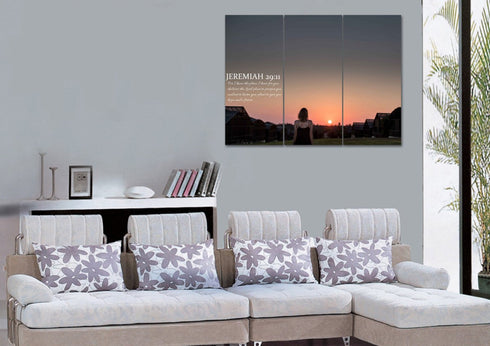 Jeremiah 29:11 NIV #7 Bible Verse Canvas Wall Art