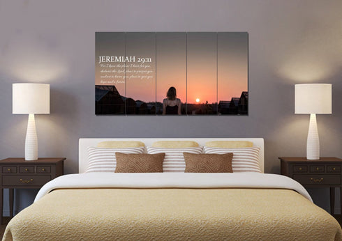 Jeremiah 29:11 NIV #7 Bible Verse Canvas Wall Art