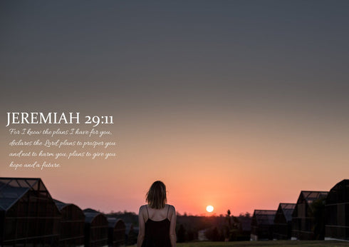 Jeremiah 29:11 NIV #7 Bible Verse Canvas Wall Art