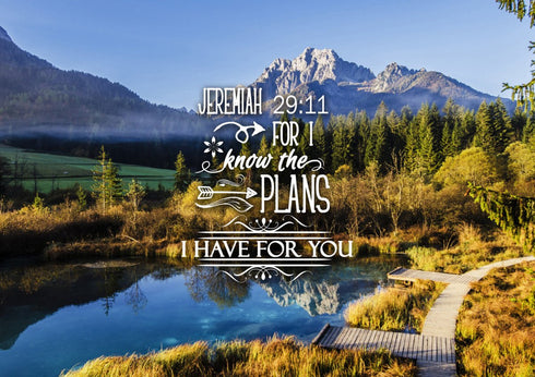 Jeremiah 29:11 NIV #8 Bible Verse Canvas Wall Art