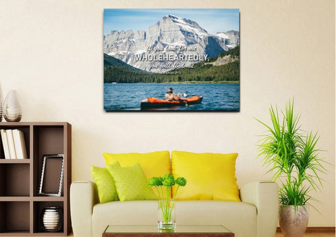 Jeremiah 29:13 Canvas Wall Art Print