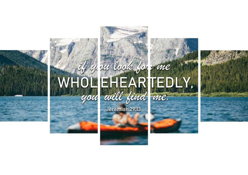 Jeremiah 29:13 Canvas Wall Art Print