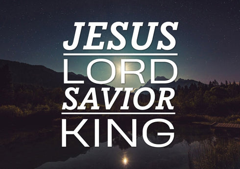Jesus Lord Savior King Wall Art Canvas Print