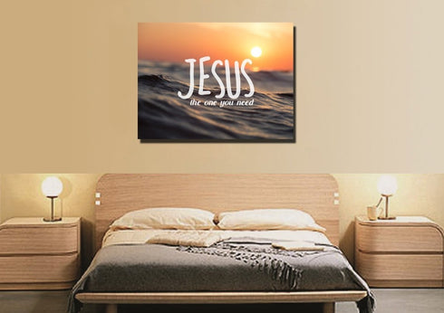 Jesus the one you need Wall Art Canvas Print