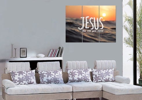 Jesus the one you need Wall Art Canvas Print
