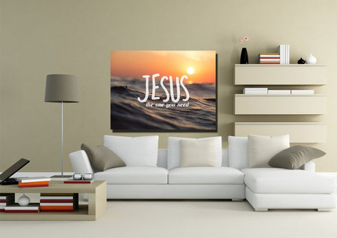 Jesus the one you need Wall Art Canvas Print