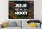 Jesus will Fill your Heart Wall Art Canvas Print