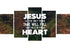 Jesus will Fill your Heart Wall Art Canvas Print