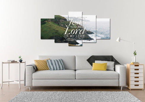 Jesus you Are the Lord of my Life Wall Art Canvas Print