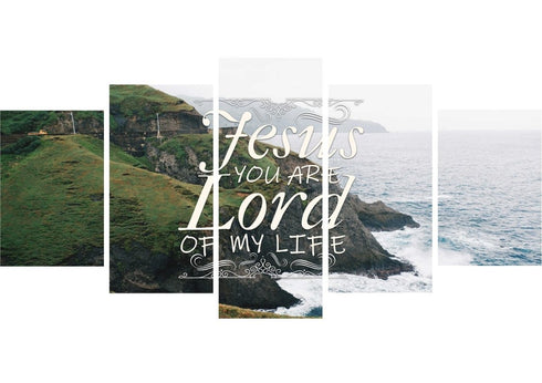 Jesus you Are the Lord of my Life Wall Art Canvas Print