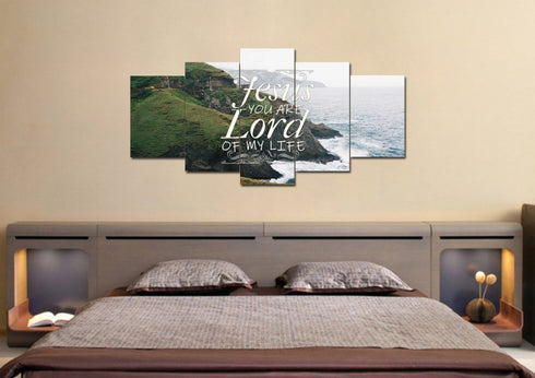 Jesus you Are the Lord of my Life Wall Art Canvas Print