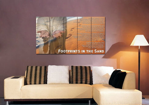 Jesus's hands #2 Footprints in the Sand Wall Art & Decor