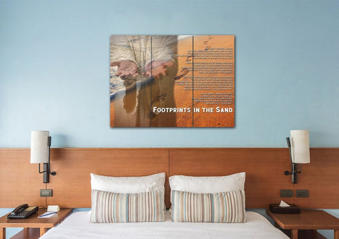 Jesus's hands #2 Footprints in the Sand Wall Art & Decor